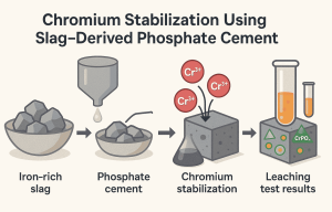 Chromium Phosphate Stabilization with Slag-Derived Phosphate Cement